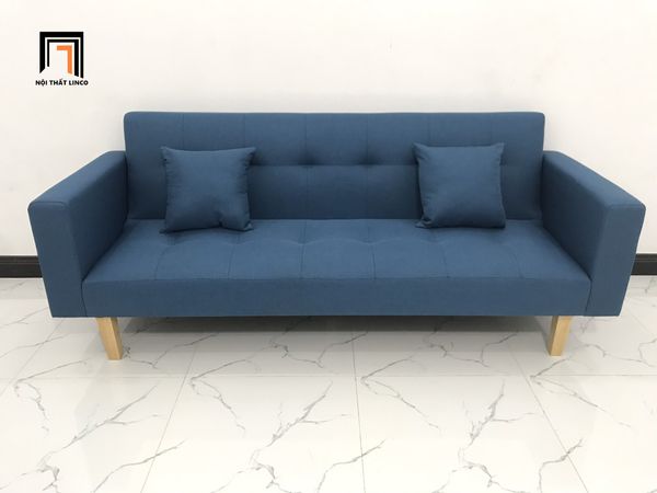 sofa, ghế sofa, sofa giường, sofa bed, sofa giường 2m màu xanh dương, ghế sofa giường nằm giá rẻ