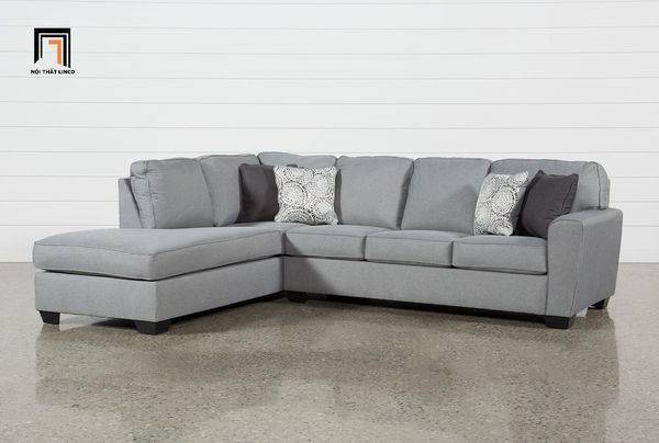 sofa, ghế sofa, sofa góc, bộ ghế sofa giá rẻ, sofa góc 2m7 x 1m9, sofa góc màu xám, sofa góc gia đình