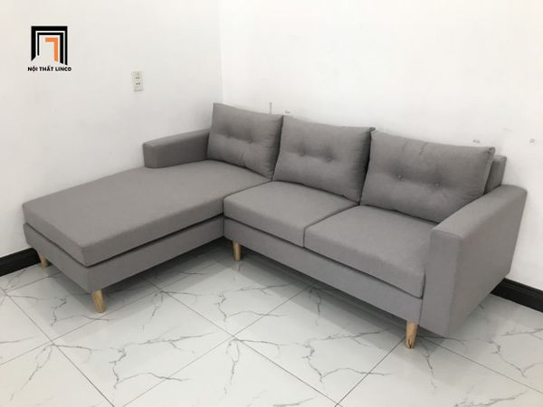 sofa, ghế sofa, bộ ghế sofa giá rẻ, sofa góc l, sofa góc gia đình, sofa góc màu xám trắng, sofa góc 2m2 x 1m6