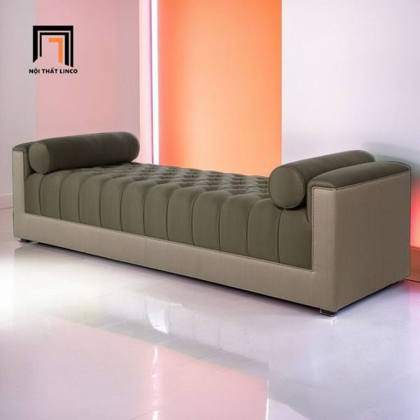 sofa, ghế sofa, sofa bench, sofa đôn dài phối màu vải xám, ghế sofa hiện đại