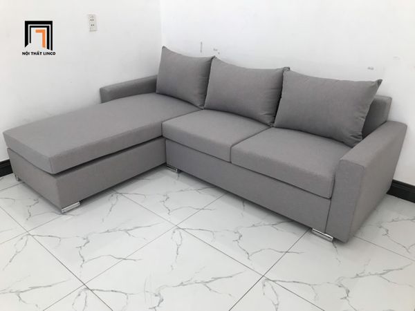sofa, ghế sofa, sofa góc 2m2 x 1m6, sofa góc xám trắng, bộ ghế sofa, sofa giá rẻ, set ghế sofa hiện đại