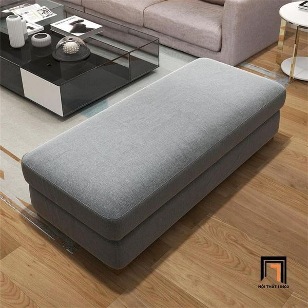 sofa, ghế sofa, sofa đôn chữ nhật, ghế sofa đôn xám lông chuột, sofa đôn 1m2 x 50