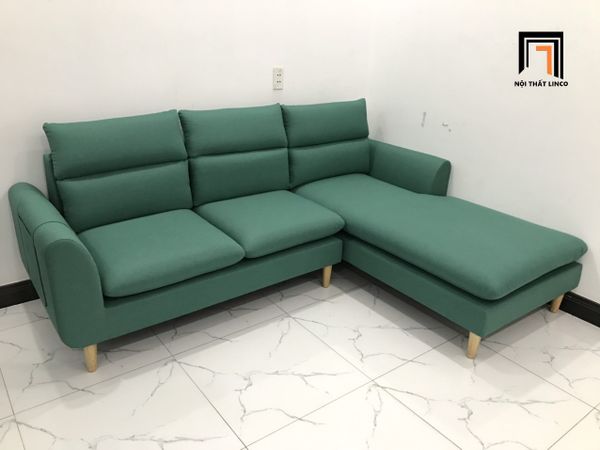 sofa, ghế sofa, bộ ghế sofa giá rẻ, sofa góc xanh ngọc, sofa góc 2m2 x 1m6, sofa góc phòng khách, sofa góc đẹp