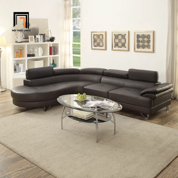 sofa, ghế sofa, bộ ghế sofa, sofa góc l da công nghiệp, sofa góc 2m5 x 2m, sofa góc sang trọng, sofa góc da chống trầy