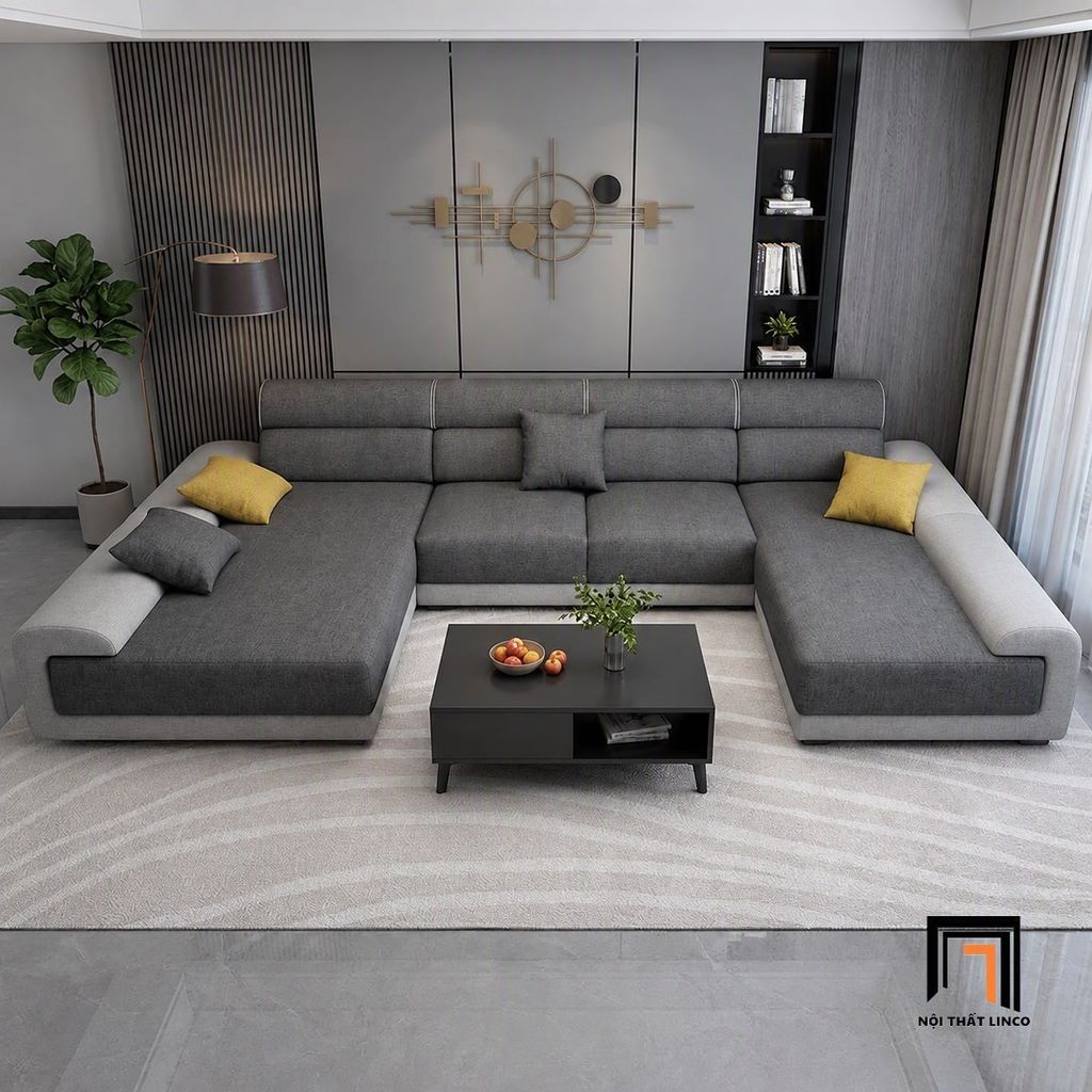 sofa dài chữ U 3m2