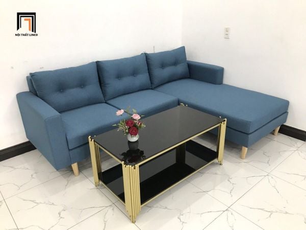 sofa, ghế sofa, bộ ghế sofa giá rẻ, sofa góc chữ l 2m2 x 1m6, sofa vải bố, sofa góc nhỏ