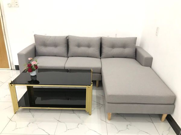 sofa, ghế sofa, bộ ghế sofa giá rẻ, sofa góc l, sofa góc gia đình, sofa góc màu xám trắng, sofa góc 2m2 x 1m6