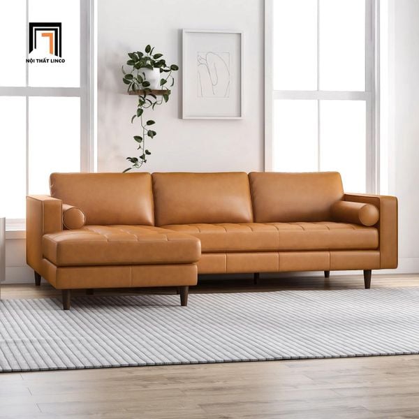 sofa, sofa góc l, bộ ghế sofa góc chữ l, sofa da, sofa da công nghiệp, sofa góc 2m2 x 1m6