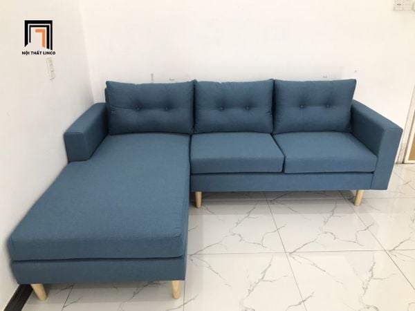 sofa, ghế sofa, bộ ghế sofa giá rẻ, sofa góc chữ l 2m2 x 1m6, sofa vải bố, sofa góc nhỏ