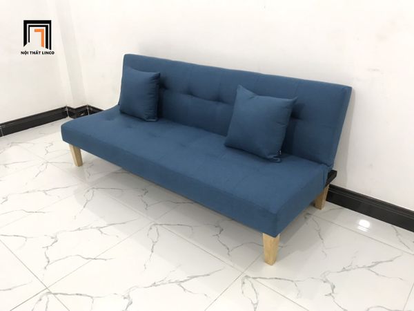 sofa, ghế sofa, sofa giường, sofa bed, sofa giá rẻ, bộ ghế sofa 1m7, sofa màu xanh dương, sofa vải bố