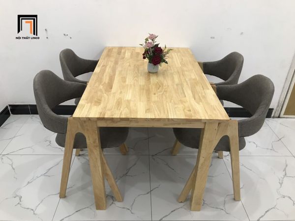 bàn ăn, bộ bàn ăn 4 ghế gỗ, set bàn ghế ăn giá rẻ, bộ bàn ăn 1m2 nhỏ gọn, bàn ăn phòng bếp nhỏ gọn