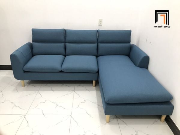 sofa, ghế sofa, sofa góc 2m2 x 1m6, sofa góc giá rẻ, sofa góc xanh dương, bộ ghế sofa phòng khách, sofa chữ l