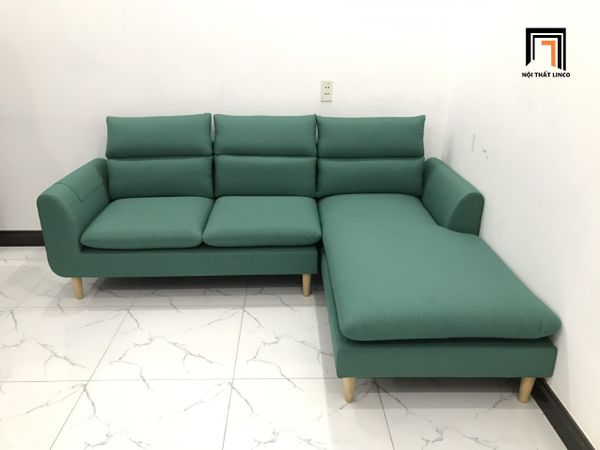 sofa, ghế sofa, bộ ghế sofa giá rẻ, sofa góc xanh ngọc, sofa góc 2m2 x 1m6, sofa góc phòng khách, sofa góc đẹp