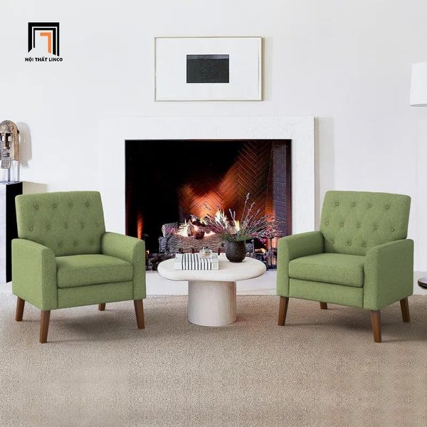 sofa, ghế sofa, sofa đơn giật nút xanh lá, sofa đơn giá rẻ, sofa đơn phòng khách gia đình, ghế sofa đơn hiện đại