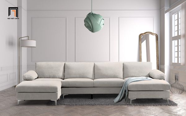 sofa, ghế sofa, bộ ghế sofa, sofa chữ U, sofa góc 3m2 x 1m4, sofa màu xanh đậm, bộ ghế sofa phòng khách giá rẻ