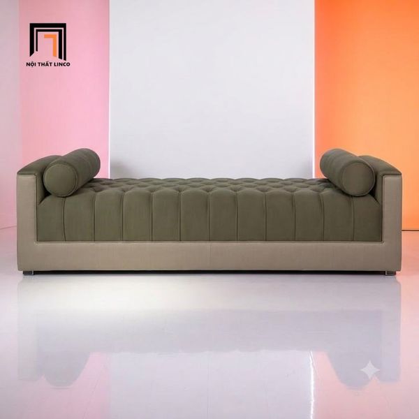 sofa, ghế sofa, sofa bench, sofa đôn dài phối màu vải xám, ghế sofa hiện đại