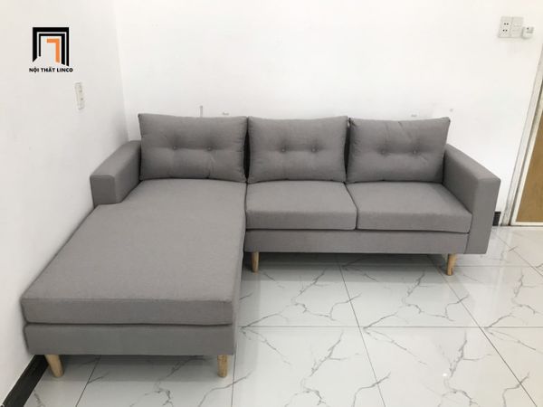 sofa, ghế sofa, bộ ghế sofa giá rẻ, sofa góc l, sofa góc gia đình, sofa góc màu xám trắng, sofa góc 2m2 x 1m6