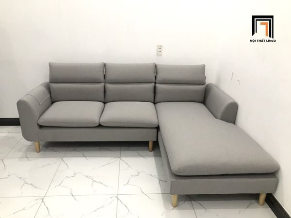 sofa, ghế sofa, bộ ghế sofa góc l, sofa góc 2m2 x 1m6, sofa góc xám trắng, sofa góc chung cư, sofa góc hiện đại