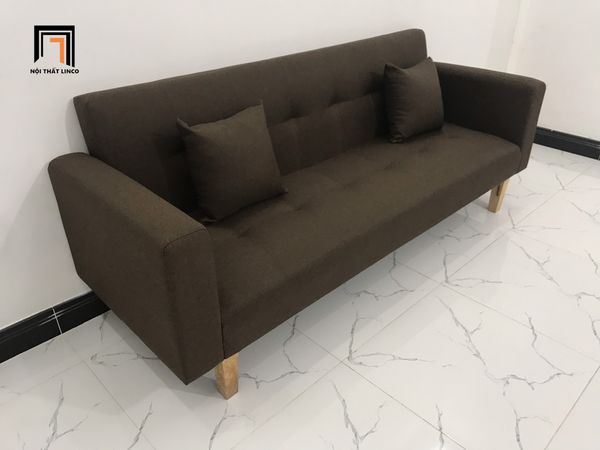 sofa, ghế sofa, sofa giá rẻ, bộ ghế sofa giường 2m, sofa màu nâu đậm, set ghế sofa gia đình, sofa nhỏ gọn