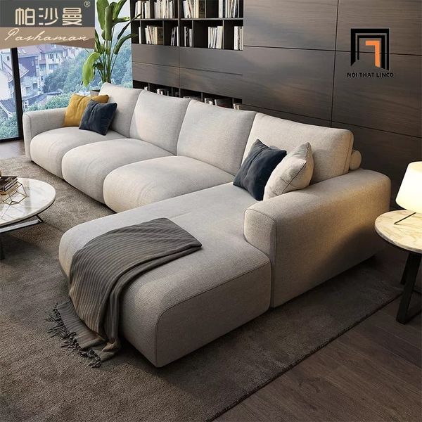 sofa, ghế sofa, sofa góc 3m x 1m6, sofa góc phòng khách gia đình, bộ ghế sofa góc chữ l, sofa góc vải nỉ mềm