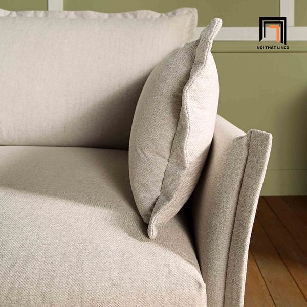 sofa, ghế sofa, sofa đơn xám trắng vải bố, sofa đơn phòng khách gia đình, sofa đơn sang trọng, sofa đơn châu Âu