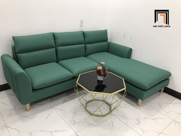 sofa, ghế sofa, bộ ghế sofa giá rẻ, sofa góc xanh ngọc, sofa góc 2m2 x 1m6, sofa góc phòng khách, sofa góc đẹp