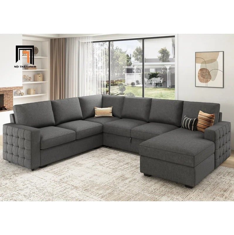 sofa chữ U dài 3m1 sang trọng