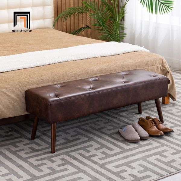 sofa, ghế sofa, sofa đôn chữ nhật bọc da, sofa đôn 1m2 x 40, ghế sofa đôn cho phòng ngủ