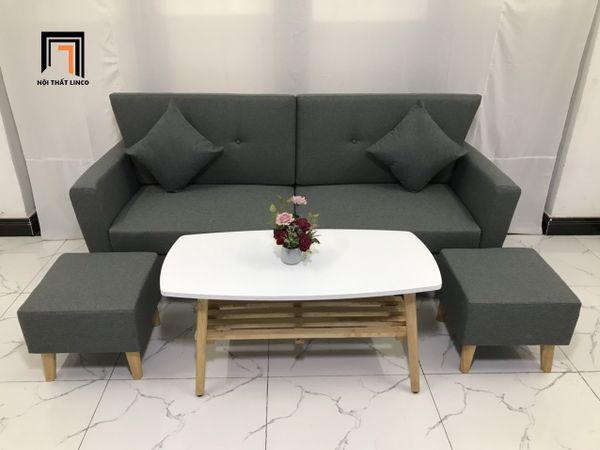 sofa, ghế sofa, bộ ghế sofa xám đậm, set ghế sofa giá rẻ, sofa xám 1m9, bộ ghế sofa phòng khách, sofa bọc vải