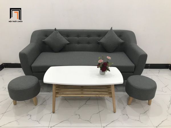 sofa, bộ ghế sofa, sofa băng, sofa văng xám đậm, bộ ghế sofa giá rẻ, sofa băng 1m9, ghế sofa chung cư