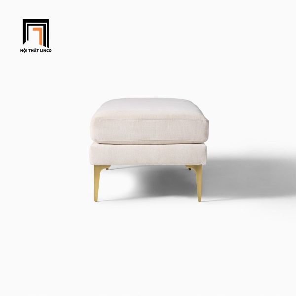 sofa, ghế sofa, sofa đôn chữ nhật, sofa đôn 1m3 x 50, ghế sofa trắng kem, sofa đôn gia đình