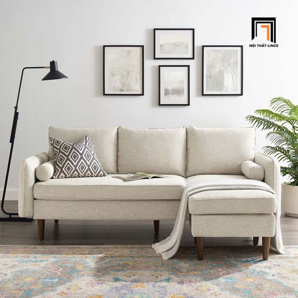 sofa, ghế sofa, sofa góc 2m2 x 1m4, sofa góc giá rẻ, bộ ghế sofa góc l màu xanh ngọc, sofa góc nhỏ gọn chung cư