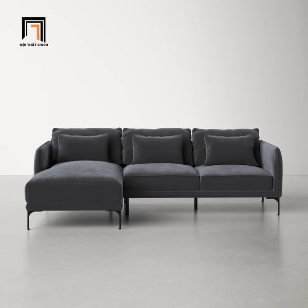 sofa, ghế sofa, sofa góc, bộ ghế sofa góc chữ l, sofa góc vải nhung, sofa góc 2m2 x 1m6 giá rẻ, sofa hiện đại