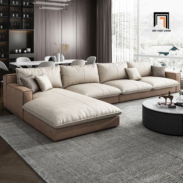 sofa, ghế sofa, sofa góc da công nghiệp 2m4 x 1m6, bộ ghế sofa góc L hiện đại, sofa góc sang trọng, sofa góc đẹp
