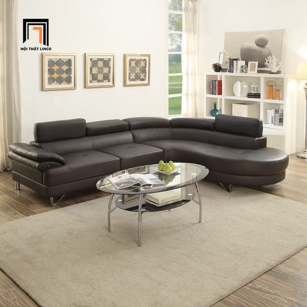 sofa, ghế sofa, bộ ghế sofa, sofa góc l da công nghiệp, sofa góc 2m5 x 2m, sofa góc sang trọng, sofa góc da chống trầy