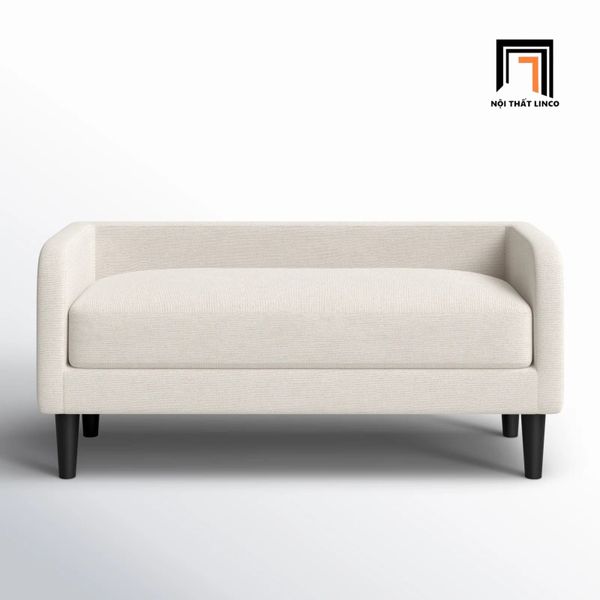 sofa, ghế sofa, sofa đôn vải nỉ xám trắng, sofa bench, sofa bench xinh xắn