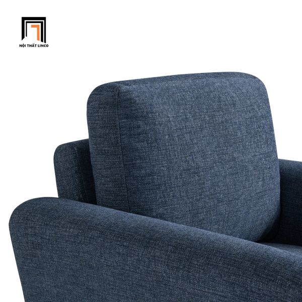 sofa, ghế sofa, sofa đơn giá rẻ, sofa đơn vải nỉ màu xanh đậm, sofa đơn phòng khách nhỏ, sofa đơn gia đình