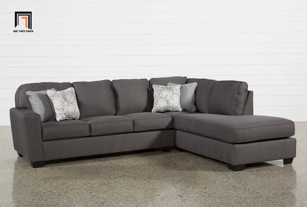 sofa, ghế sofa, sofa góc, bộ ghế sofa giá rẻ, sofa góc 2m7 x 1m9, sofa góc màu xám, sofa góc gia đình