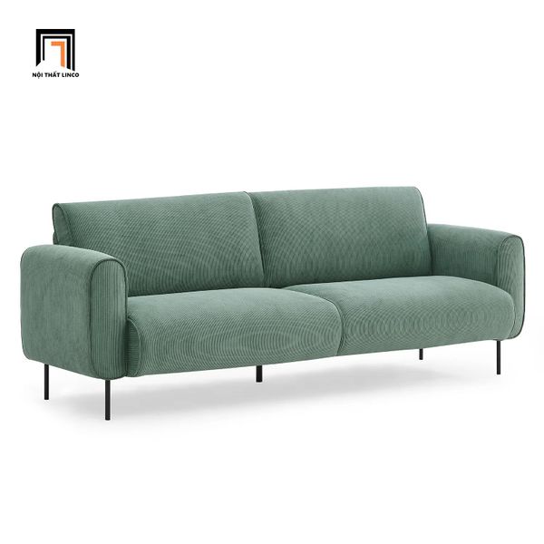 sofa, ghế sofa, sofa băng, sofa văng, sofa nỉ, ghế sofa 2m1, sofa màu cam đậm, sofa băng phòng khách