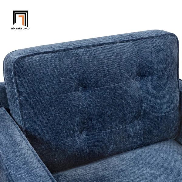 sofa, ghế sofa, sofa đơn vải nỉ, sofa đơn phòng khách gia đình, sofa đơn nhỏ gọn, sofa đơn màu xanh đậm, sofa đơn hiện đại