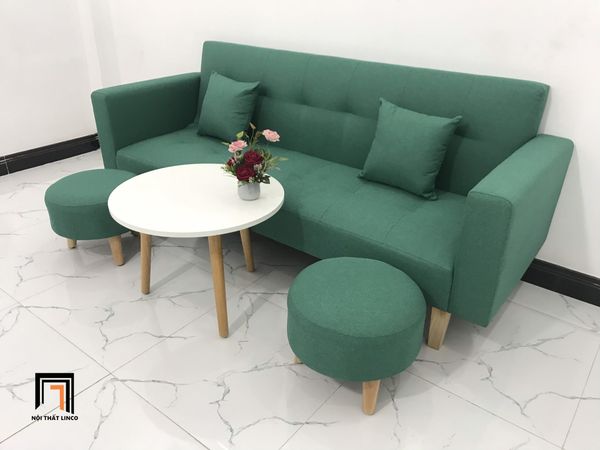 sofa, ghế sofa, bộ ghế sofa giá rẻ, sofa giường, sofa bed, bộ ghế sofa xanh ngọc, sofa giường 2m