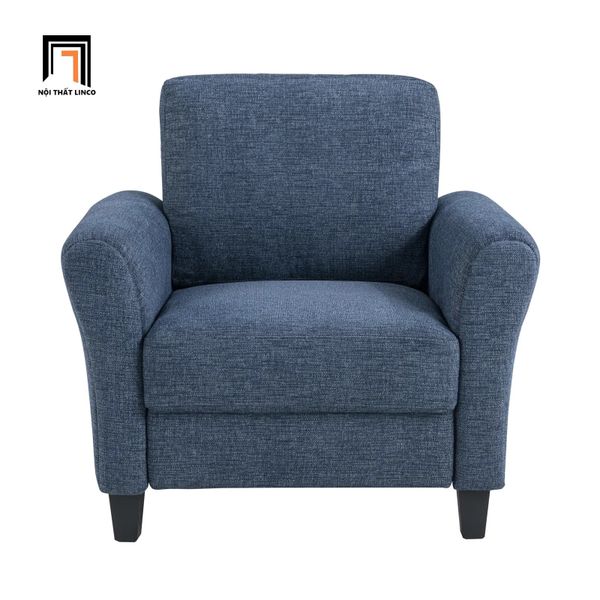 sofa, ghế sofa, sofa đơn giá rẻ, sofa đơn vải nỉ màu xanh đậm, sofa đơn phòng khách nhỏ, sofa đơn gia đình