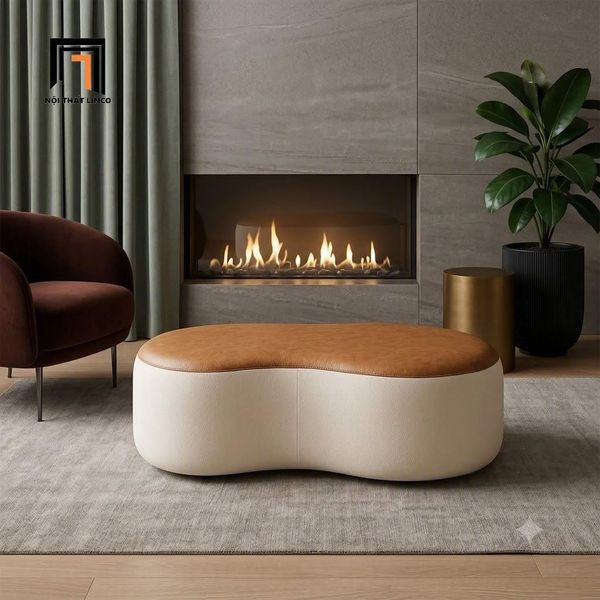 sofa, ghế sofa, đôn sofa, sofa đôn hạt đậu da công nghiệp, sofa đôn cao cấp