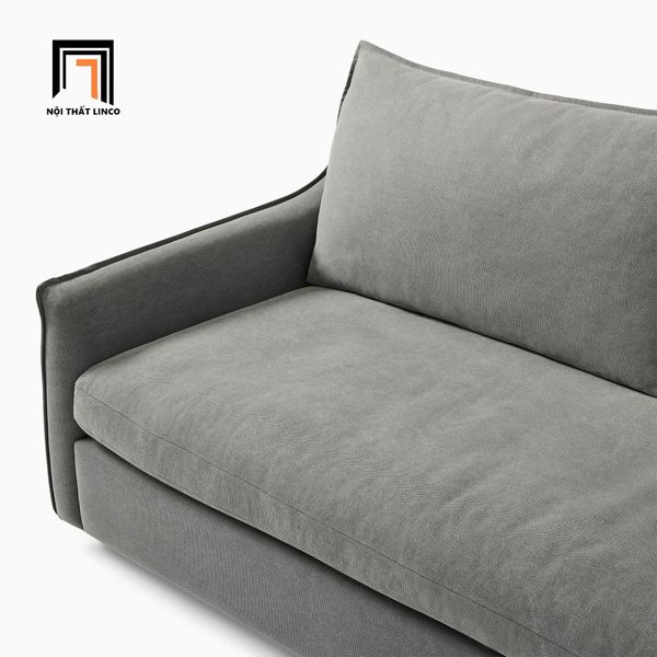 sofa, ghế sofa, sofa góc vải nỉ xám, sofa góc 2m4 x 1m8, bộ ghế sofa gia đình cao cấp, sofa góc đẹp