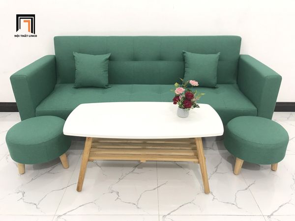 sofa, ghế sofa, bộ ghế sofa giá rẻ, sofa giường, sofa bed, bộ ghế sofa xanh ngọc, sofa giường 2m