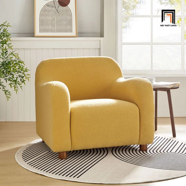 sofa, ghế sofa, sofa đơn vải lông cừu, sofa đơn giá rẻ, sofa đơn phòng khách, sofa đơn trang trí tiệm shop