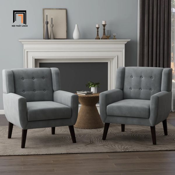 sofa, ghế sofa, sofa đơn nhỏ gọn, sofa đơn giá rẻ, sofa đơn màu xanh dương xinh xắn, sofa đơn phòng khách