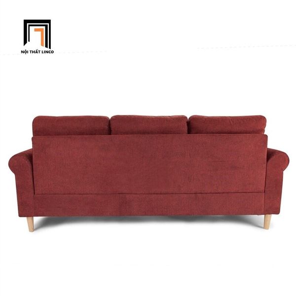 sofa, ghế sofa, bộ ghế sofa nỉ, sofa góc 2m2 x 1m5, sofa góc kiểu dáng hiện đại, sofa góc nỉ màu đỏ đô