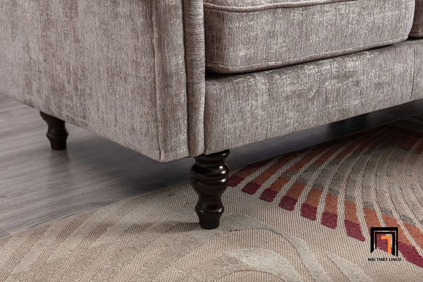 sofa, ghế sofa, sofa góc 2m4 x 2m4, sofa góc vải nỉ mềm, bộ ghế sofa góc kiểu dáng châu Âu, sofa góc hiện đại