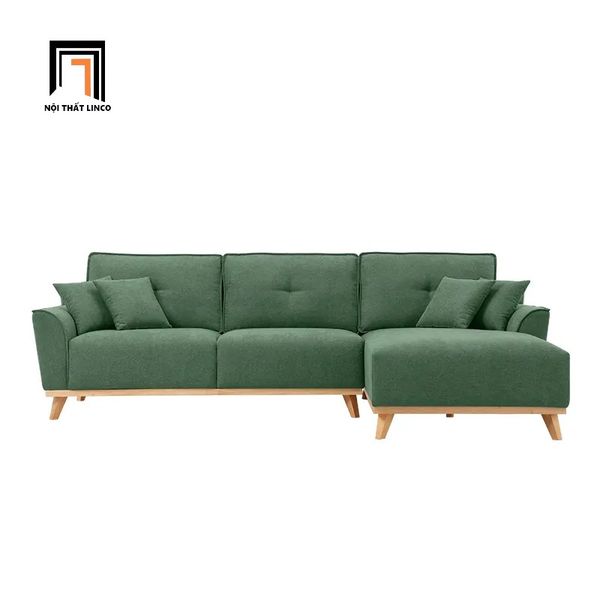 sofa, ghế sofa, sofa góc nỉ, sofa màu hồng phấn, sofa góc 2m4 x 1m6, sofa góc giá rẻ, sofa hiện đại